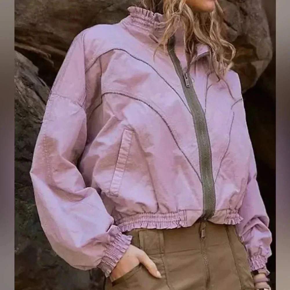 NWT Free People Starting Line Up Windbreaker